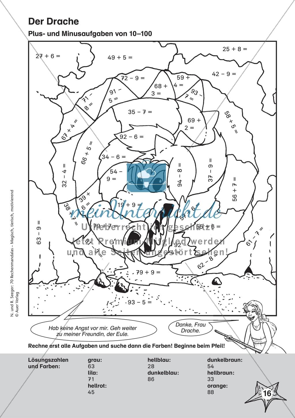 Rechenmandalas im Zahlenraum 100 Preview 18