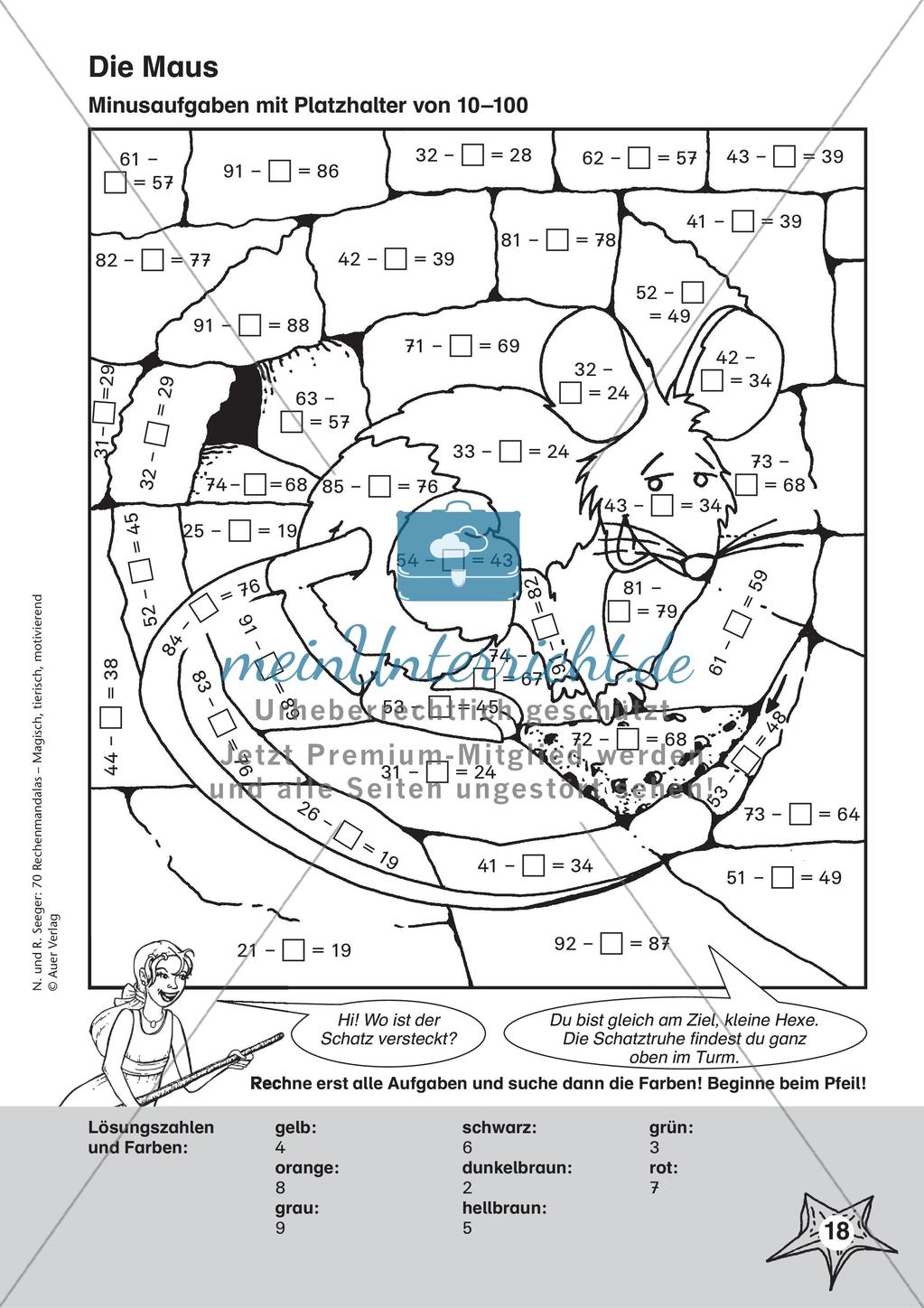 Rechenmandalas im Zahlenraum 100 Preview 20