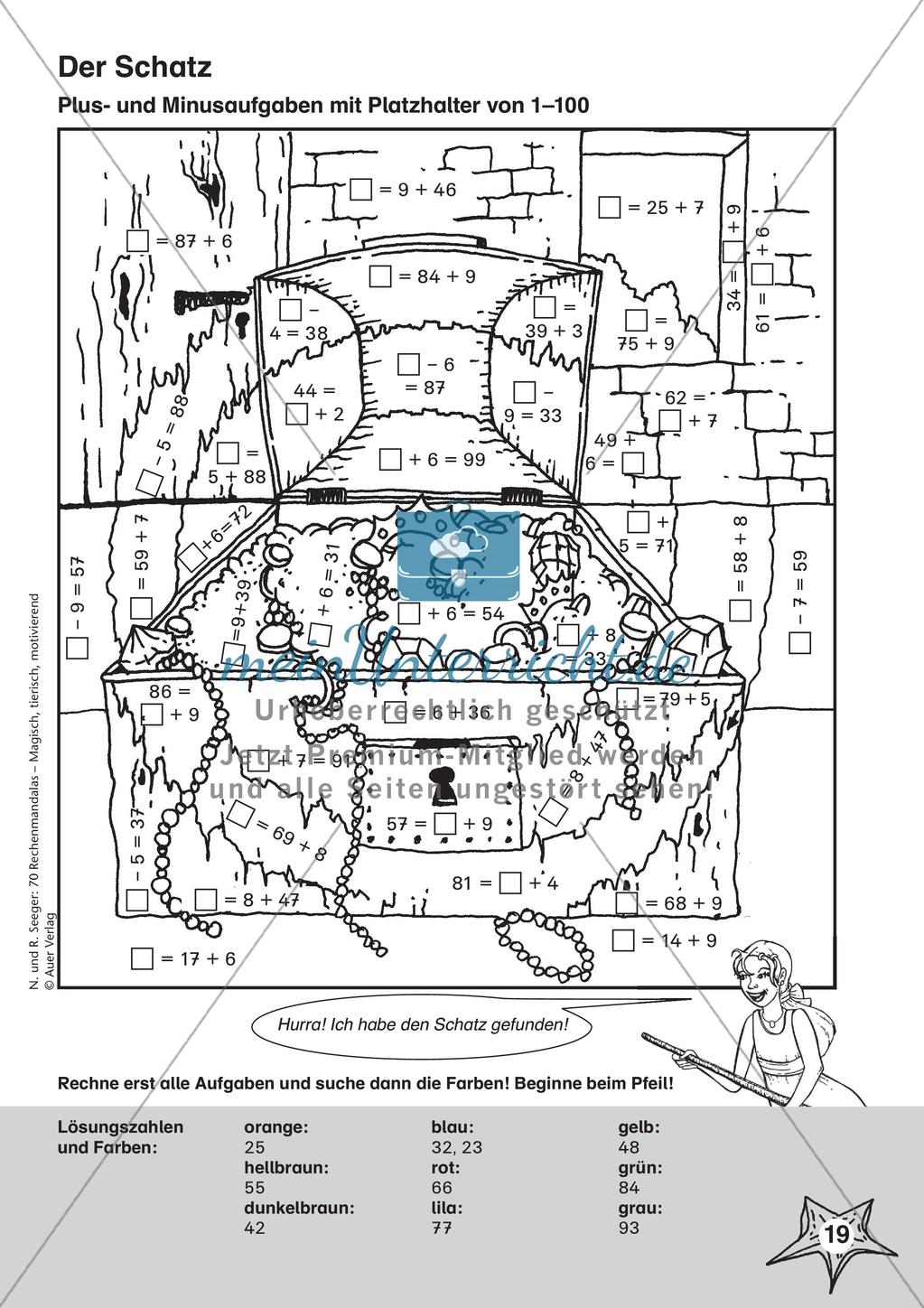 Rechenmandalas im Zahlenraum 100 Preview 21