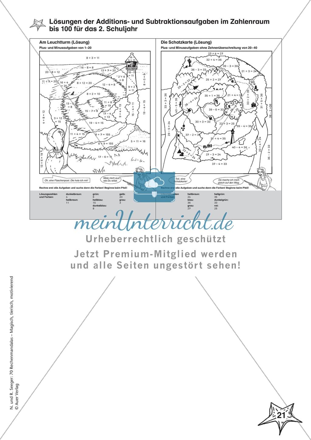 Rechenmandalas im Zahlenraum 100 Preview 23