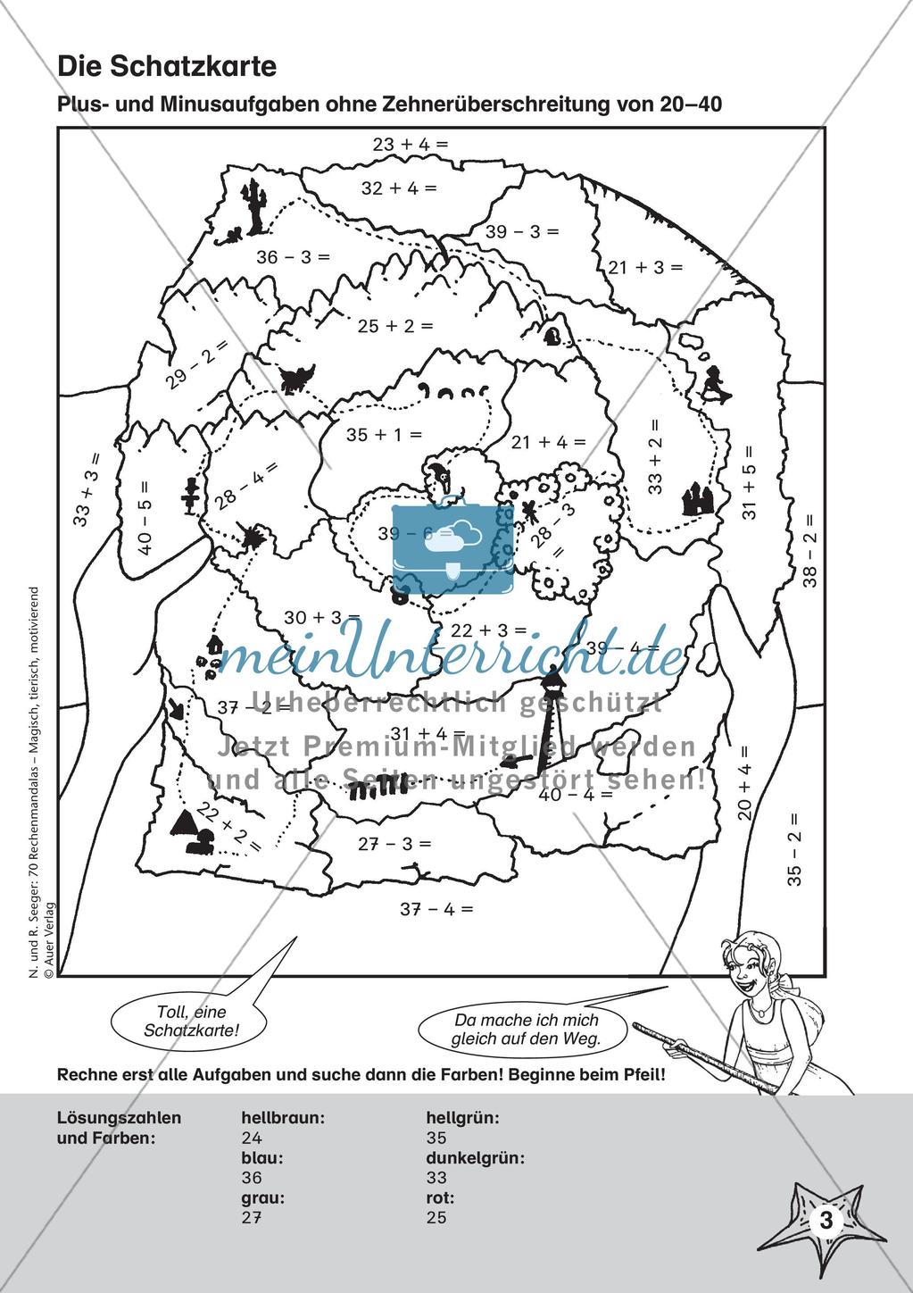 Rechenmandalas im Zahlenraum 100 Preview 5