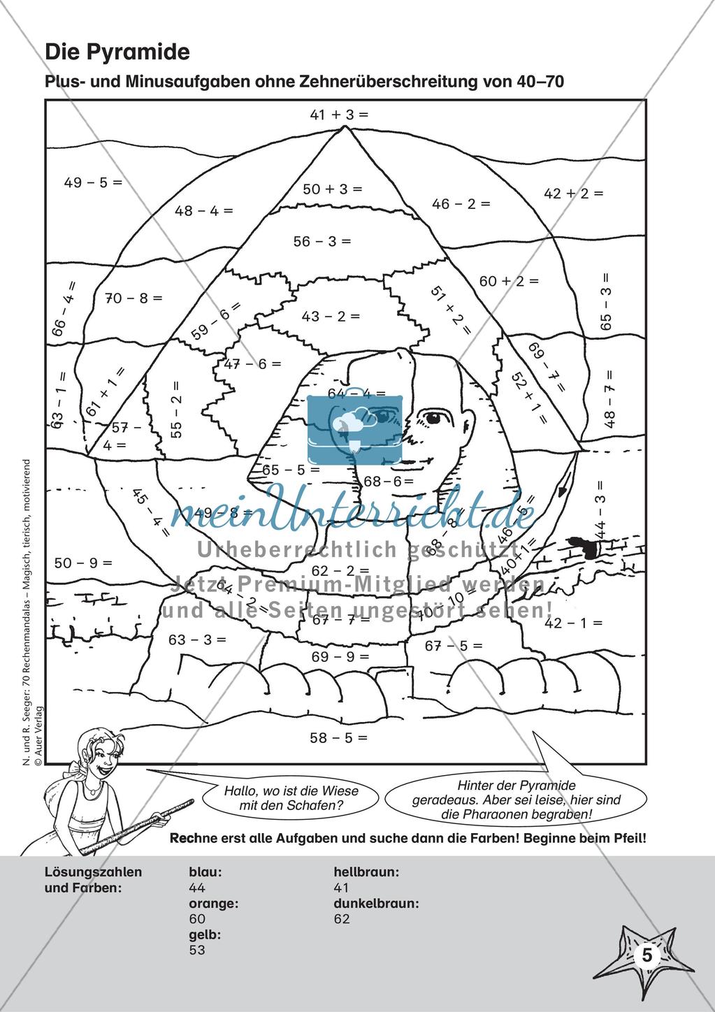 Rechenmandalas im Zahlenraum 100 Preview 7