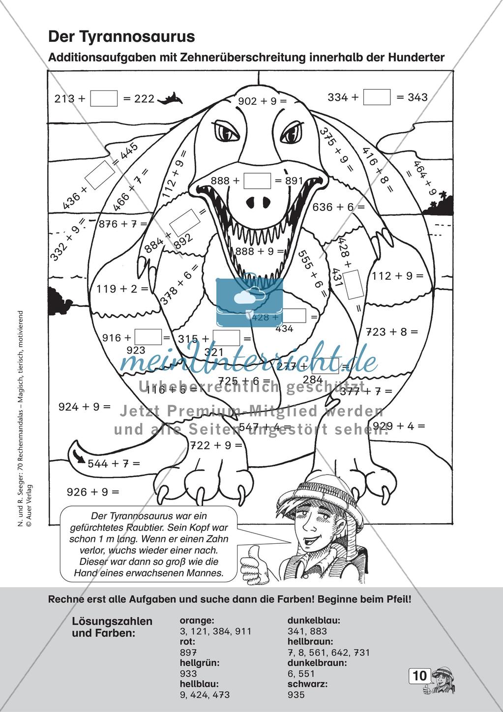 Rechenmandalas im Zahlenraum 1000 Preview 12