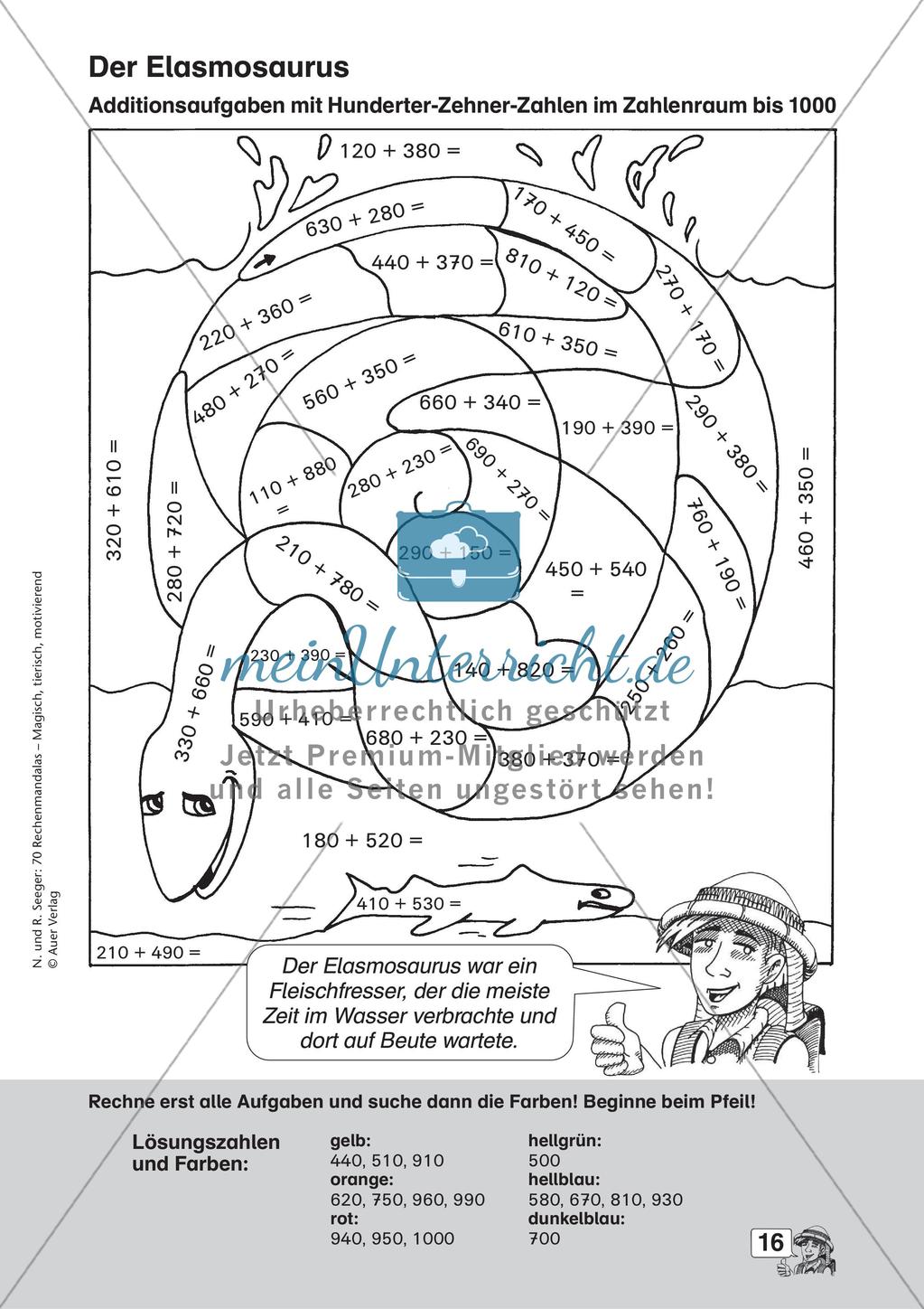 Rechenmandalas im Zahlenraum 1000 Preview 18