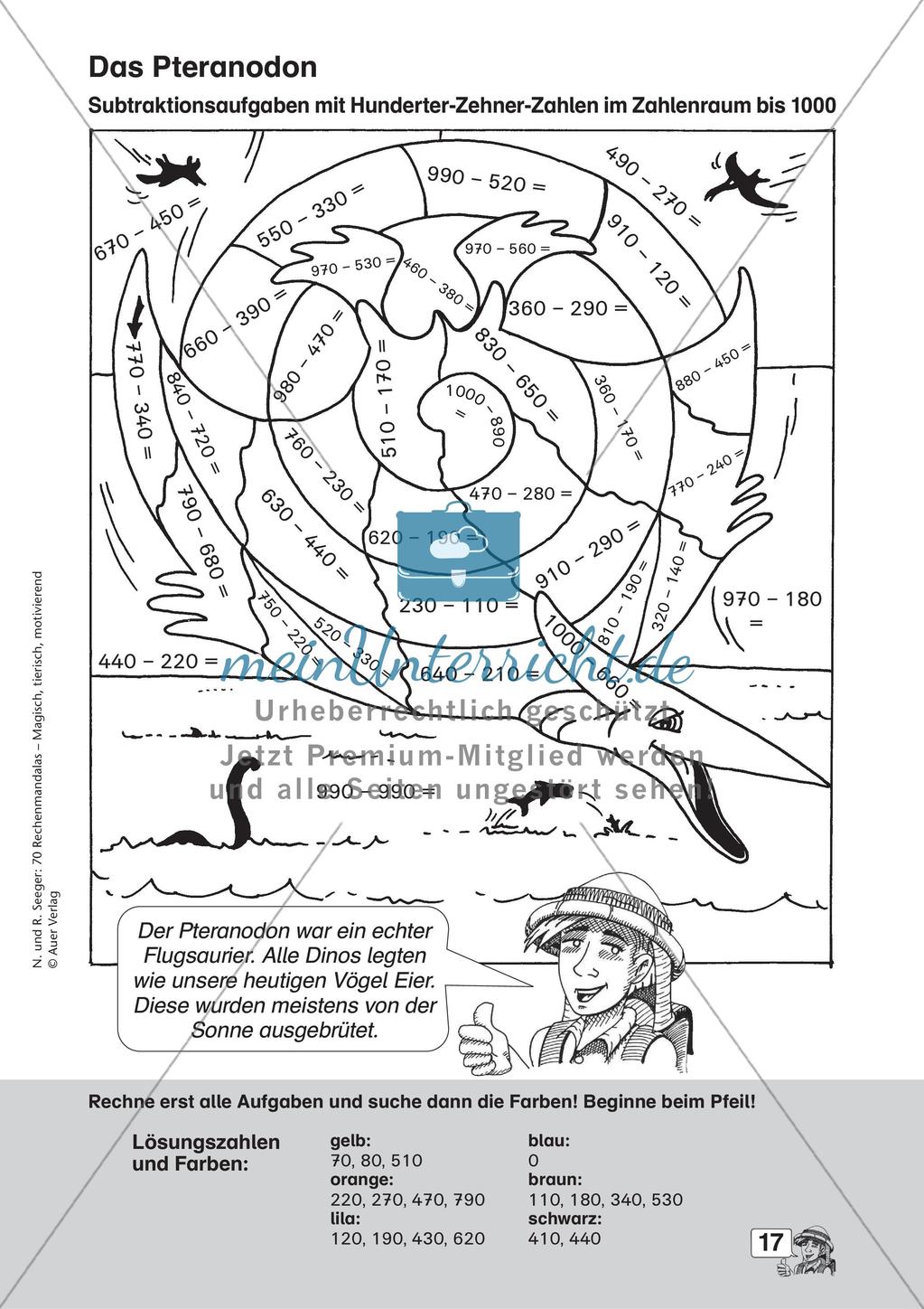 Rechenmandalas im Zahlenraum 1000 Preview 19