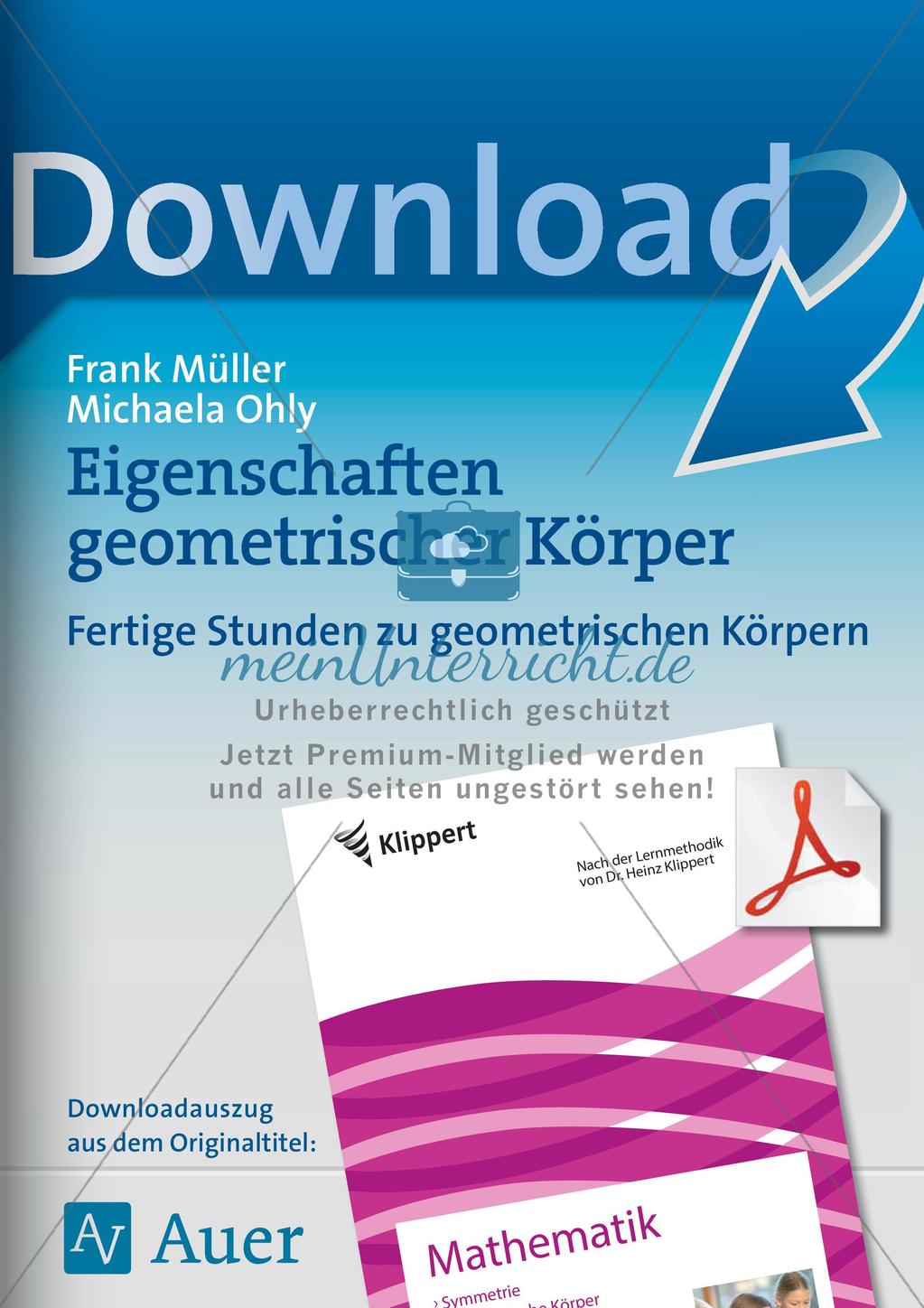 Eigenschaften geometrischer Körper Preview 1