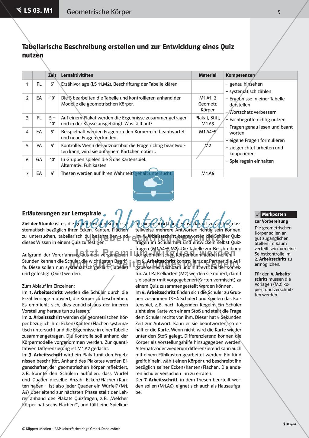 Eigenschaften geometrischer Körper Preview 7