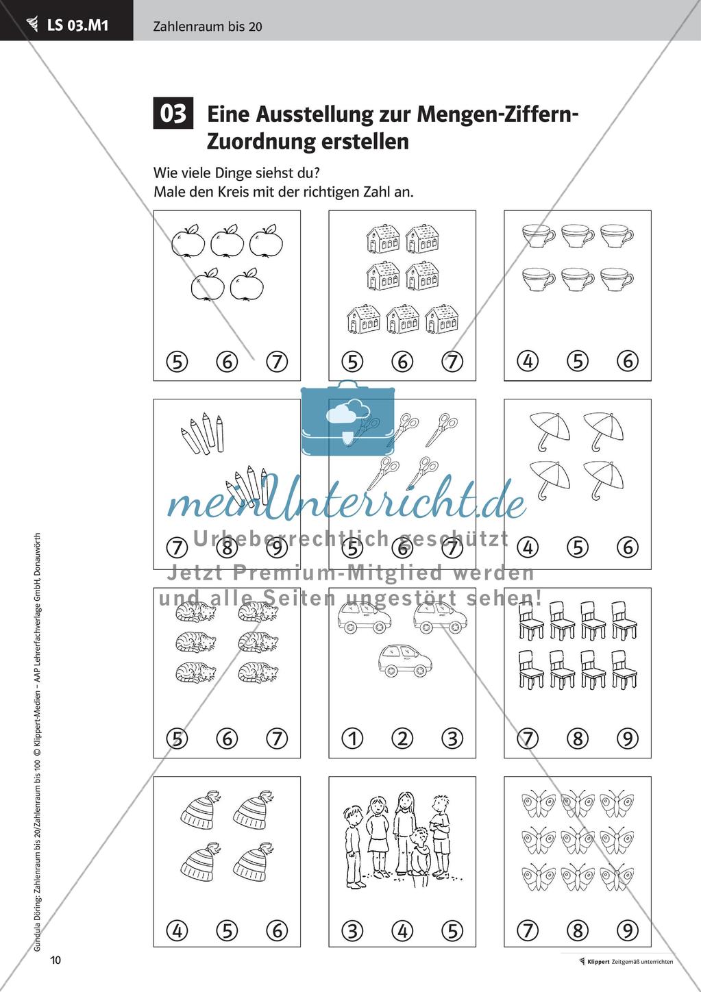 Zahlaspekte im Zahlenraum bis 10 Preview 12