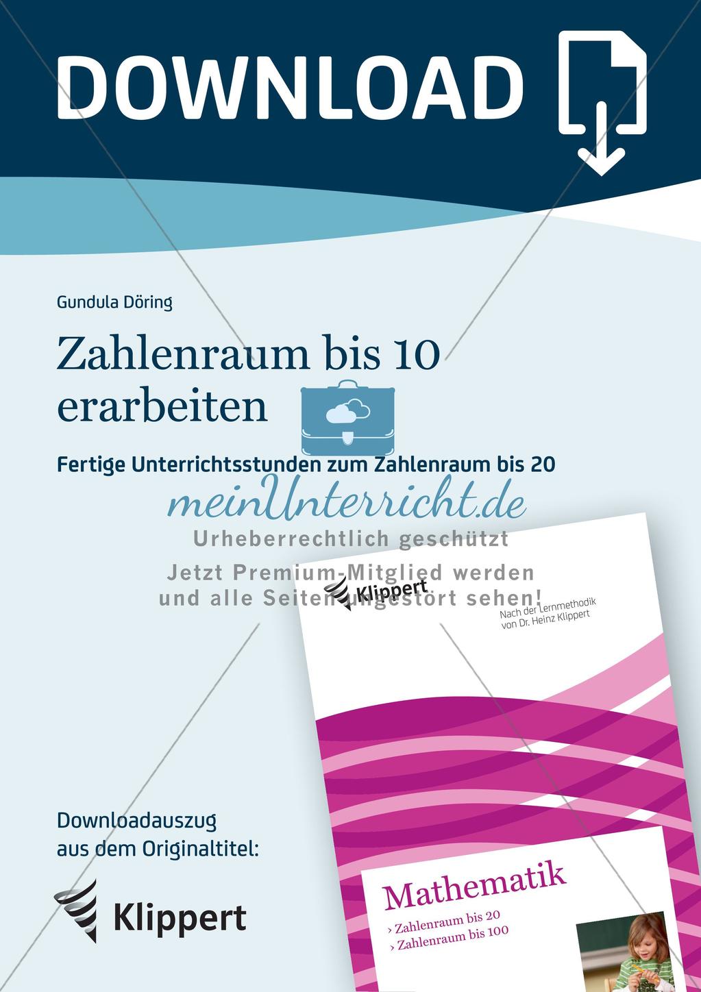 Zahlaspekte im Zahlenraum bis 10 Preview 1