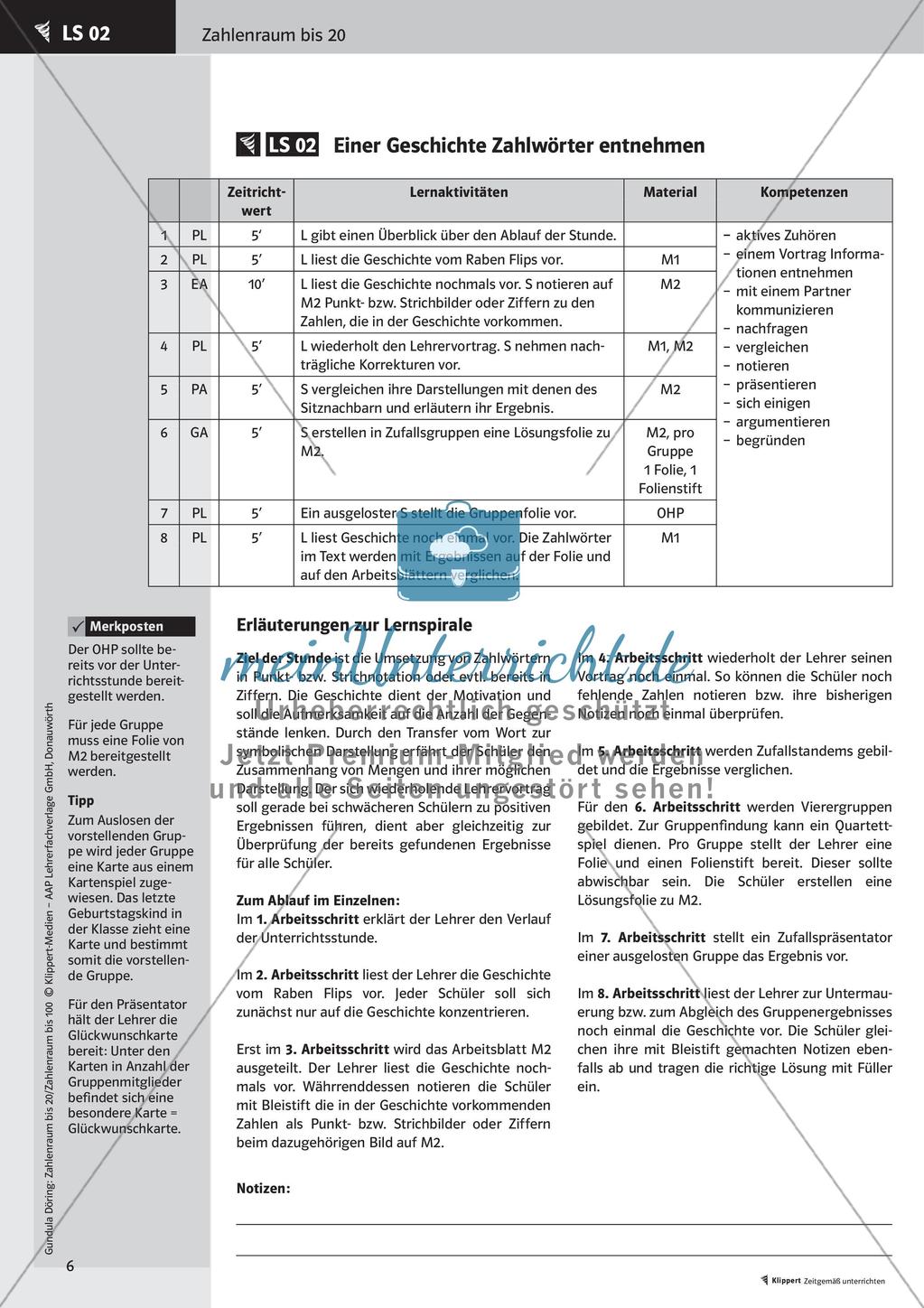 Zahlaspekte im Zahlenraum bis 10 Preview 8