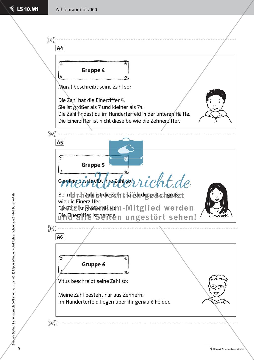 Knobelaufgaben im Zahlenraum 100 Preview 5