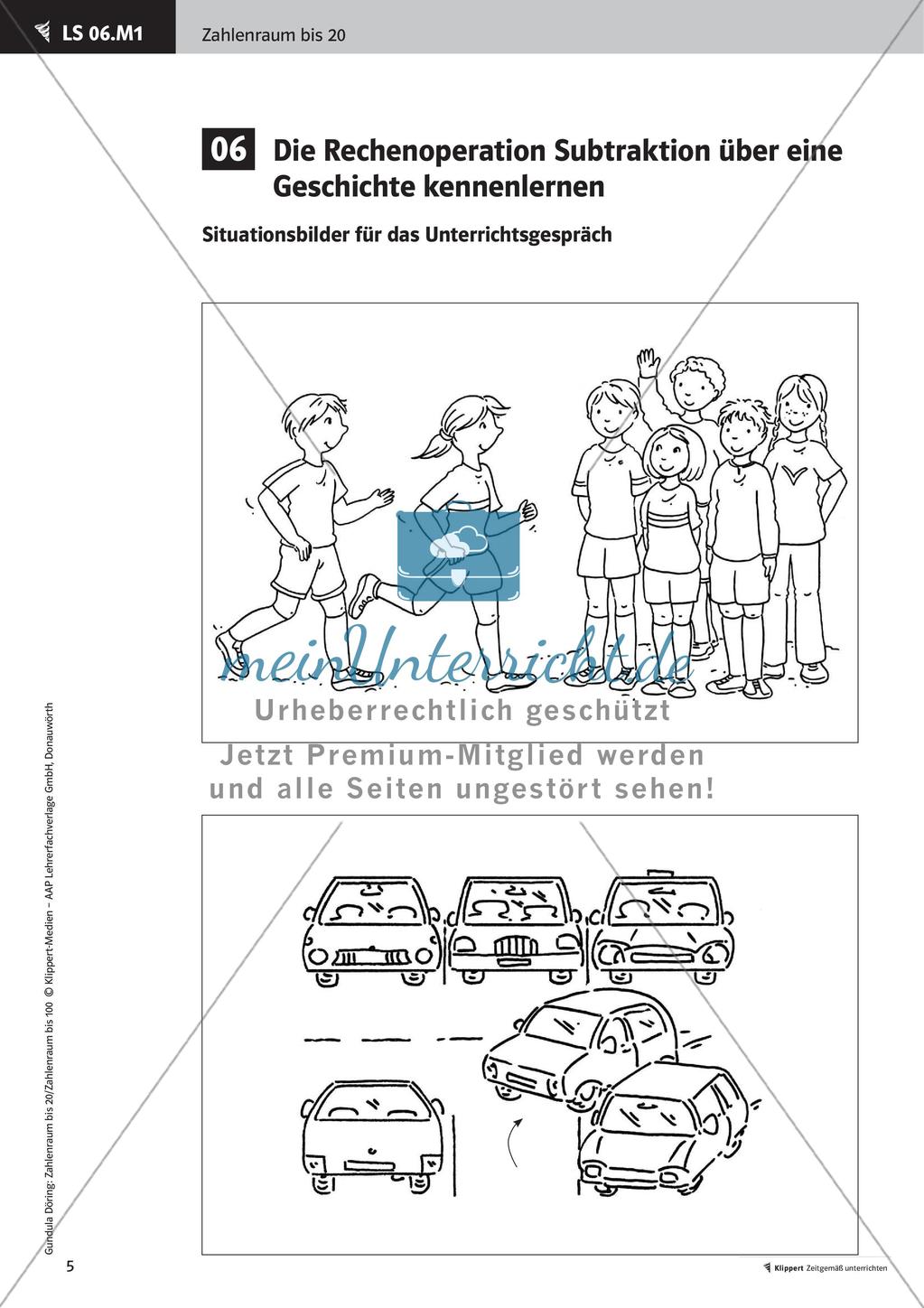 Einführung von Addition und Subtraktion Preview 7