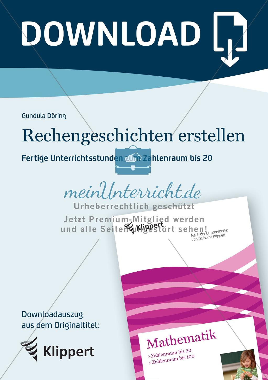 Rechengeschichten erstellen Preview 1