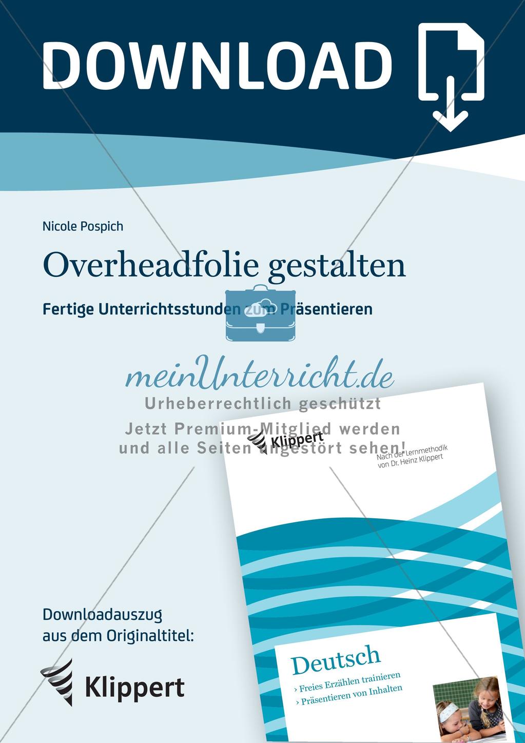 Gestaltung einer Overheadfolie Preview 1