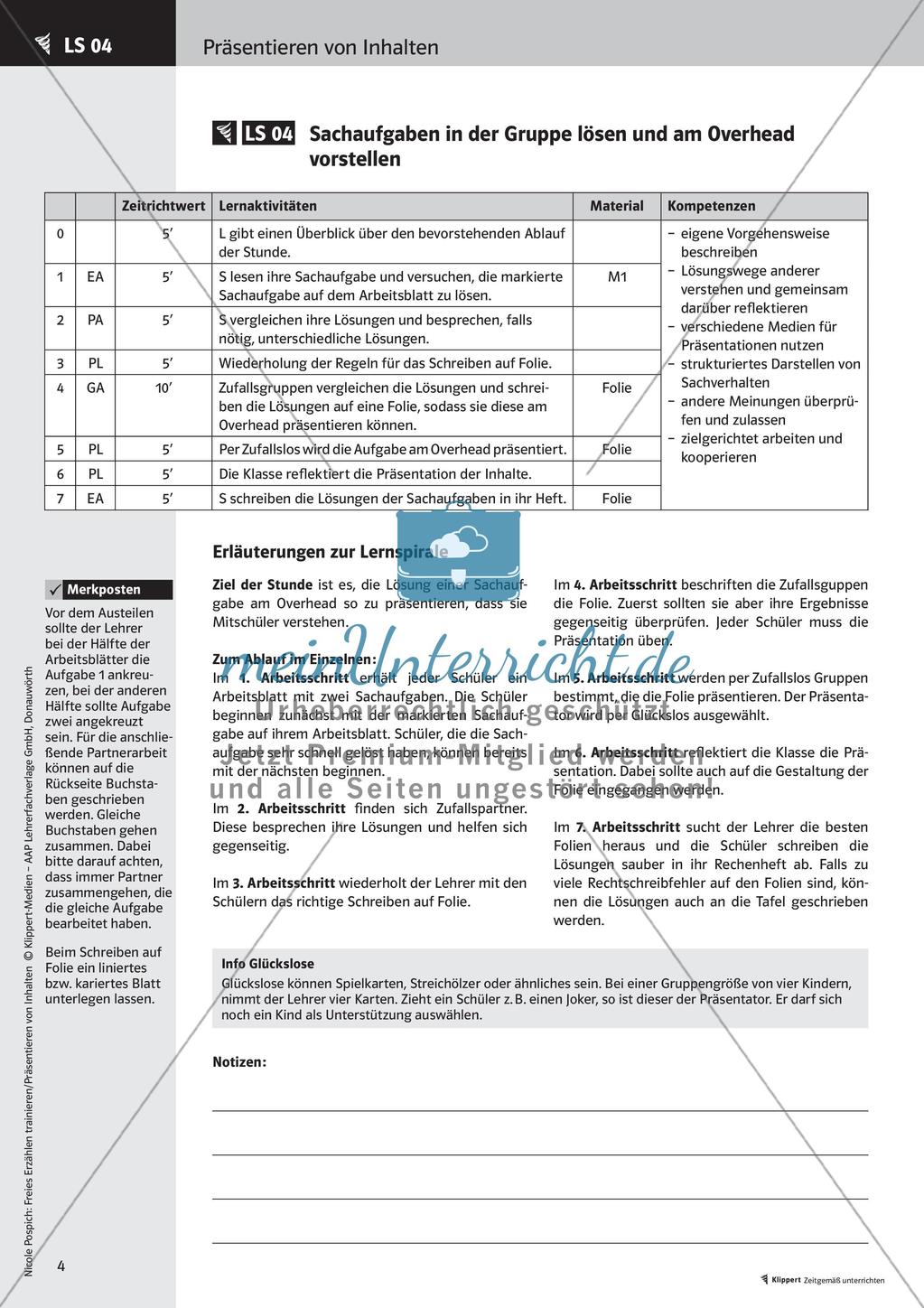 Gestaltung einer Overheadfolie Preview 6