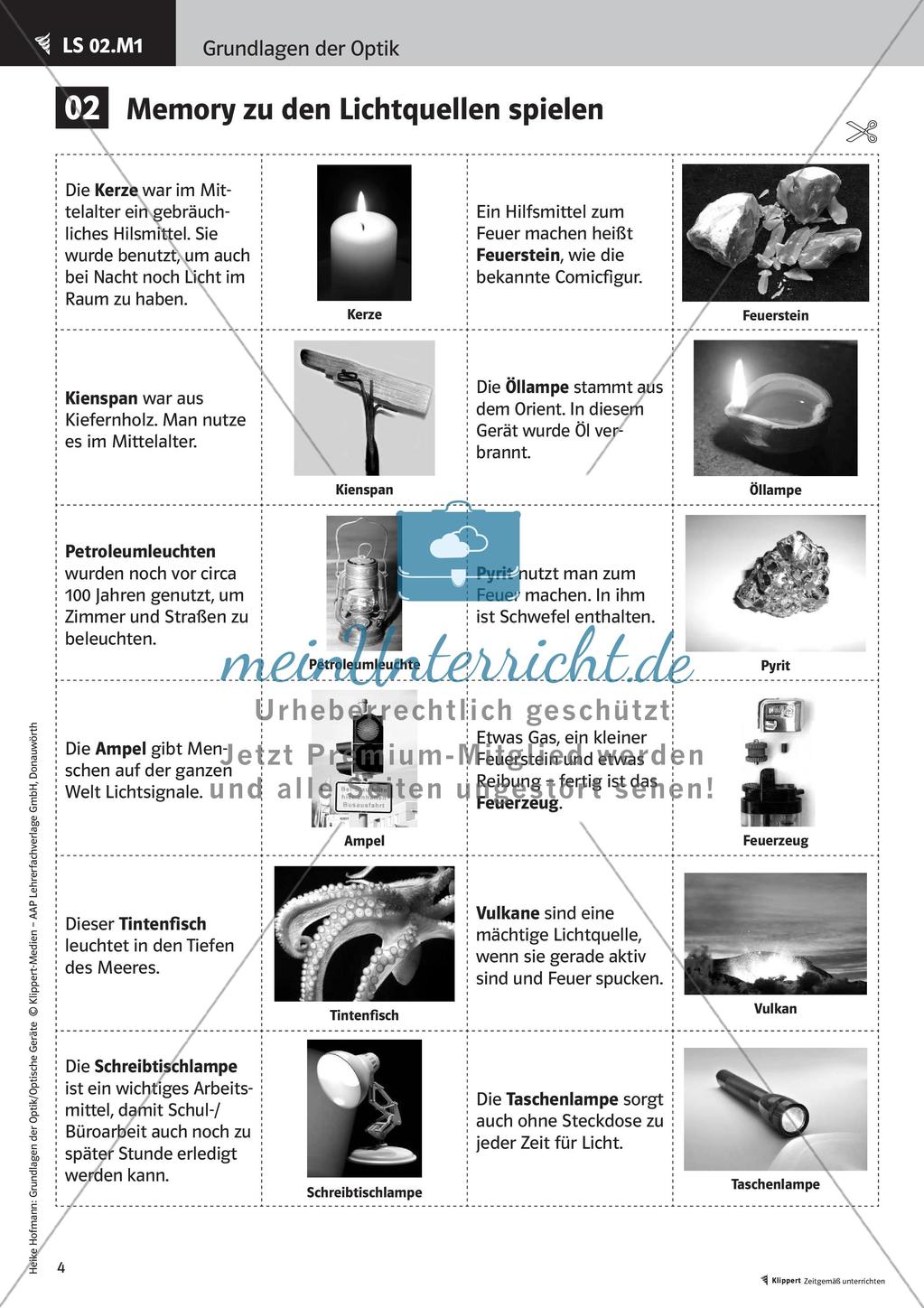 Optik: Lichtquellen und Ausbreitung des Lichts Preview 6