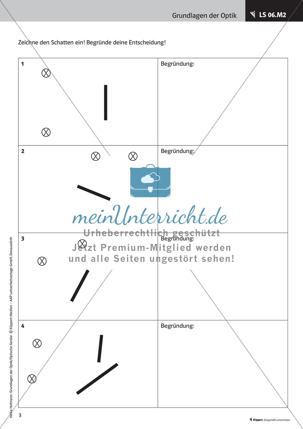 Optik: Schattenbildung und Phänomene der Finsternis Preview 5
