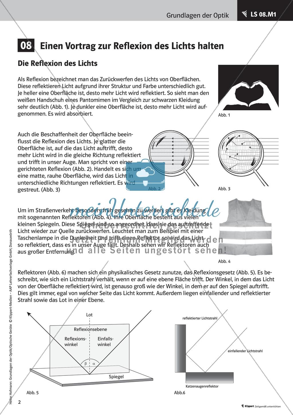 Optik: Reflexion und Brechung Preview 4
