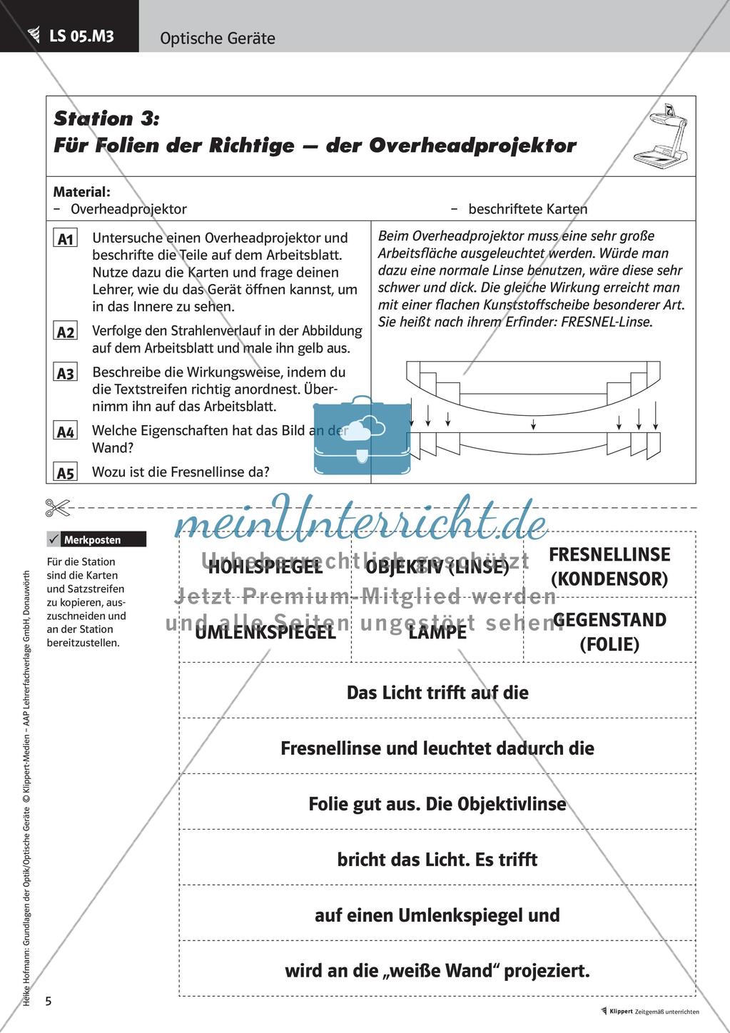 Optik: Stationenrallye zu Lupe, Fotoapparat und Co. Preview 7