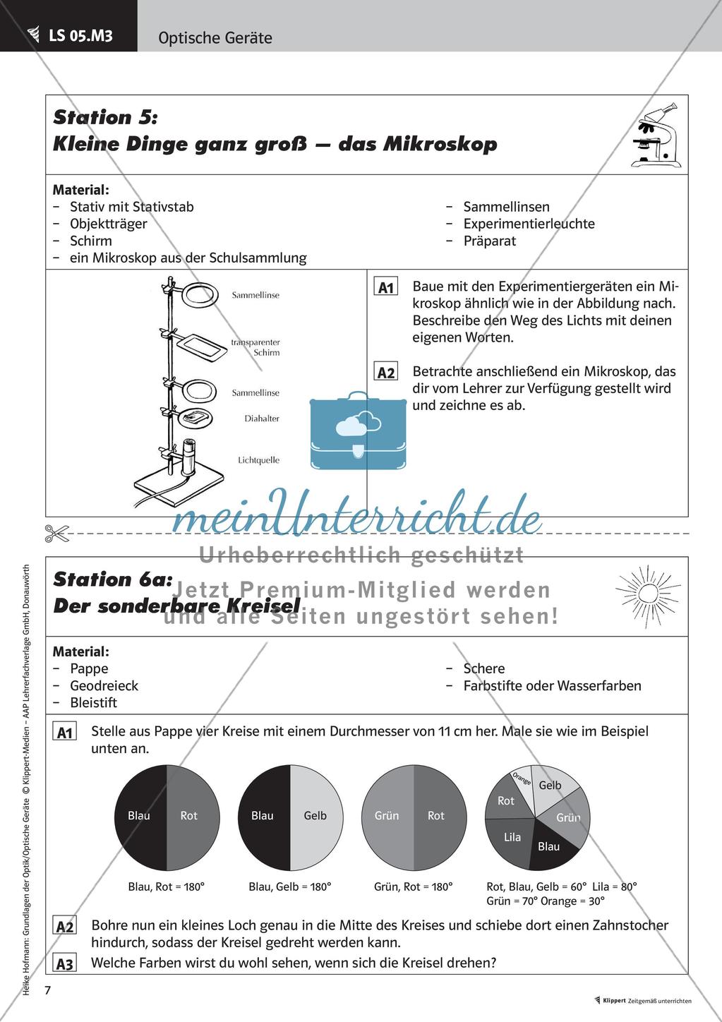 Optik: Stationenrallye zu Lupe, Fotoapparat und Co. Preview 9