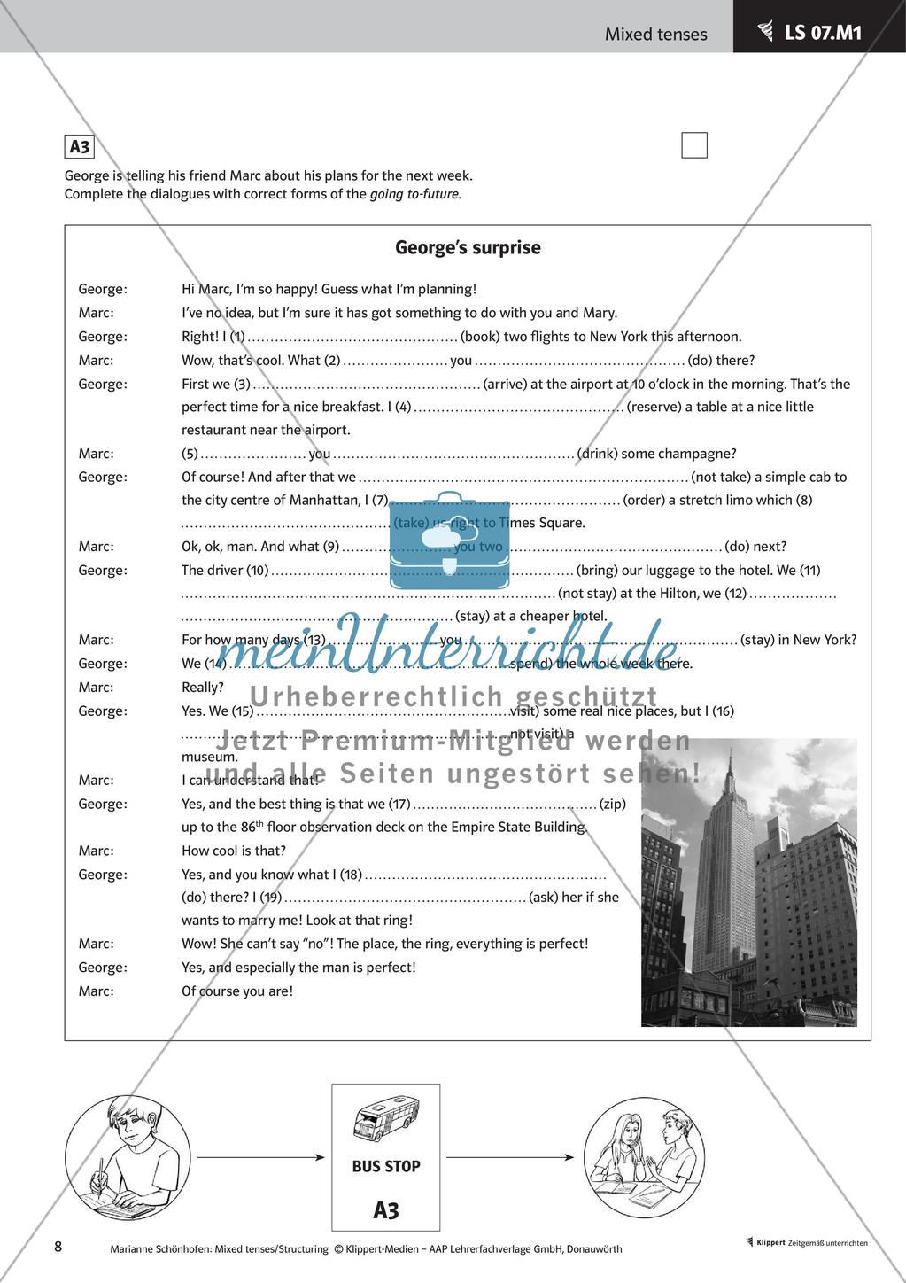 Kooperative Methoden zu Future tenses Preview 10