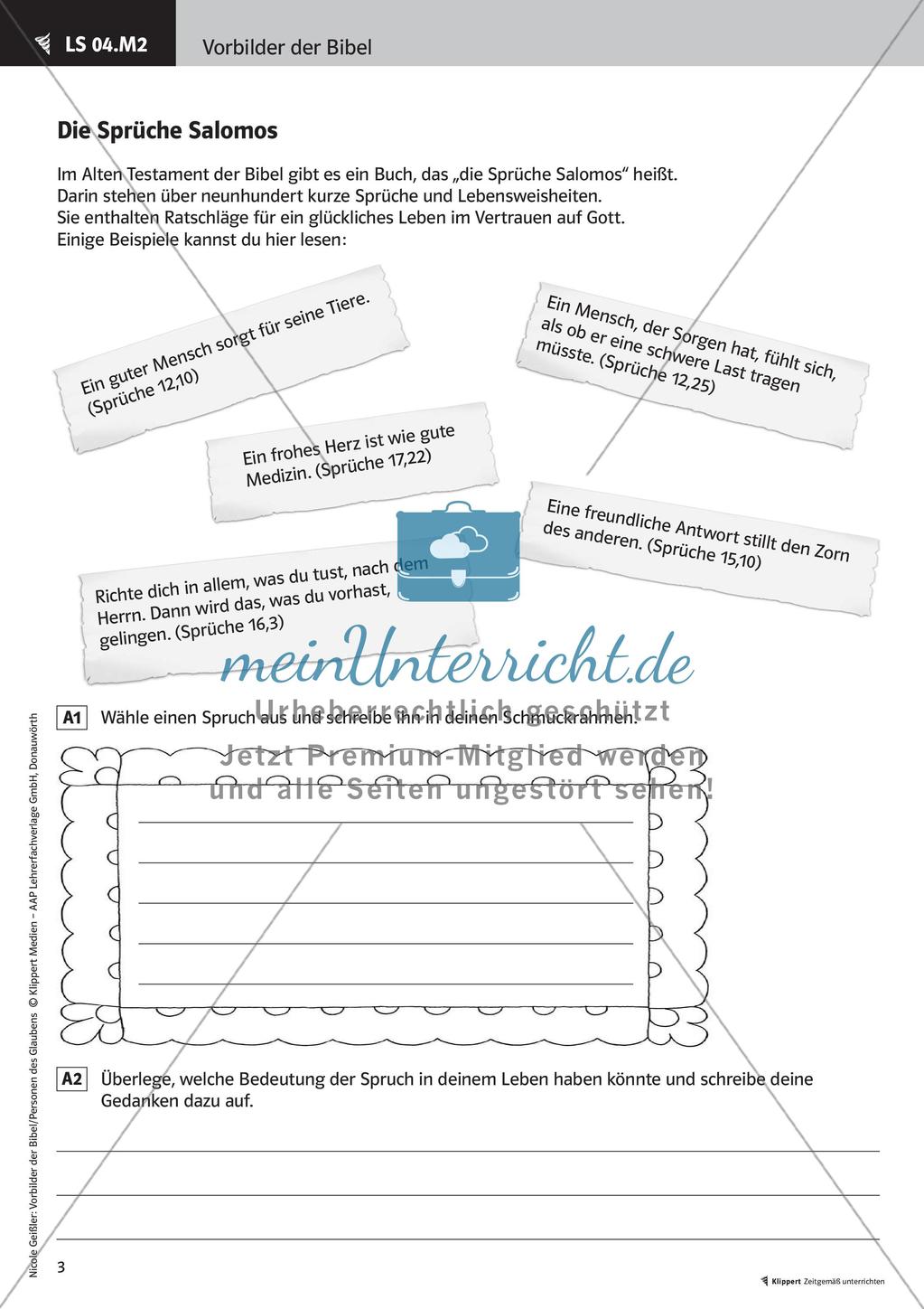 Vorbilder der Bibel: Salomo, Ester und Lydia Preview 5