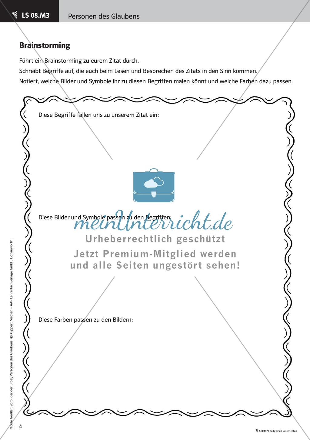 Vom Zitatespaziergang zum Kirchenfenster Preview 6