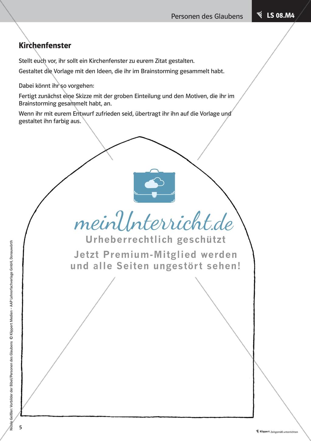 Vom Zitatespaziergang zum Kirchenfenster Preview 7