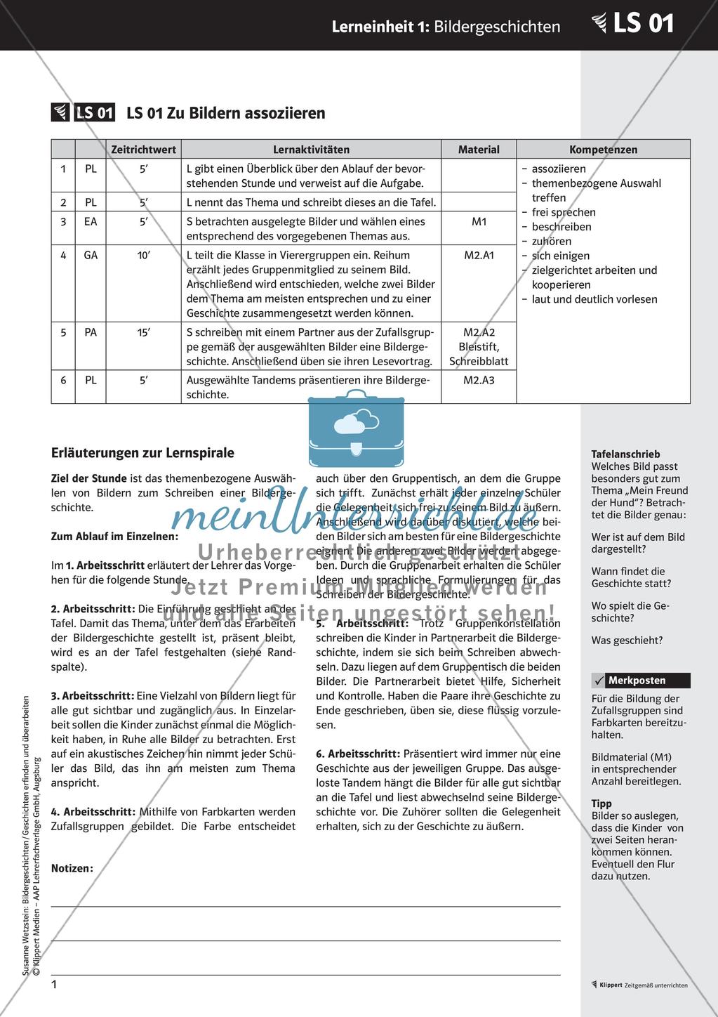 Bildassoziationen - Bildergeschichten gestalten Preview 3