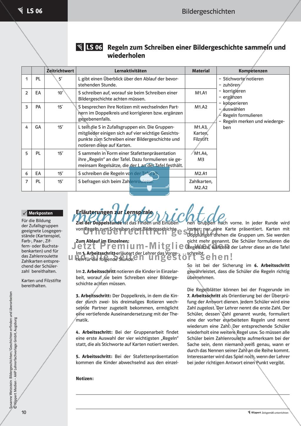 Bildrallye durchführen - Schreibregeln erarbeiten Schreiben einer Bildergeschichte Stafettenpräsentation Preview 12