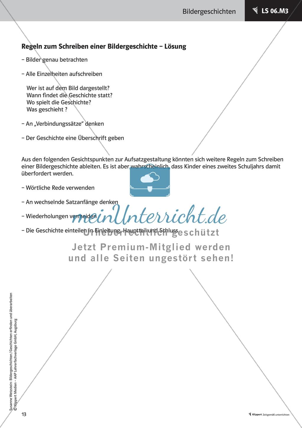 Bildrallye durchführen - Schreibregeln erarbeiten Schreiben einer Bildergeschichte Stafettenpräsentation Preview 15