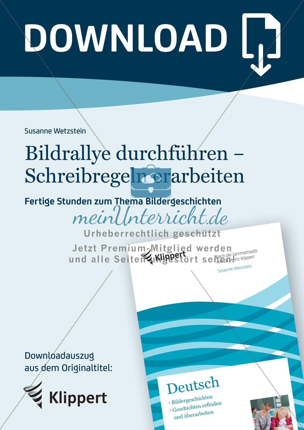 Bildrallye durchführen - Schreibregeln erarbeiten Schreiben einer Bildergeschichte Stafettenpräsentation Preview 1