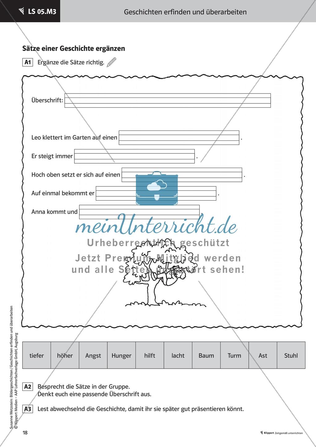 Treffende Wörter und Satzanfänge verwenden Lernspirale Stafettenpräsentation Preview 20