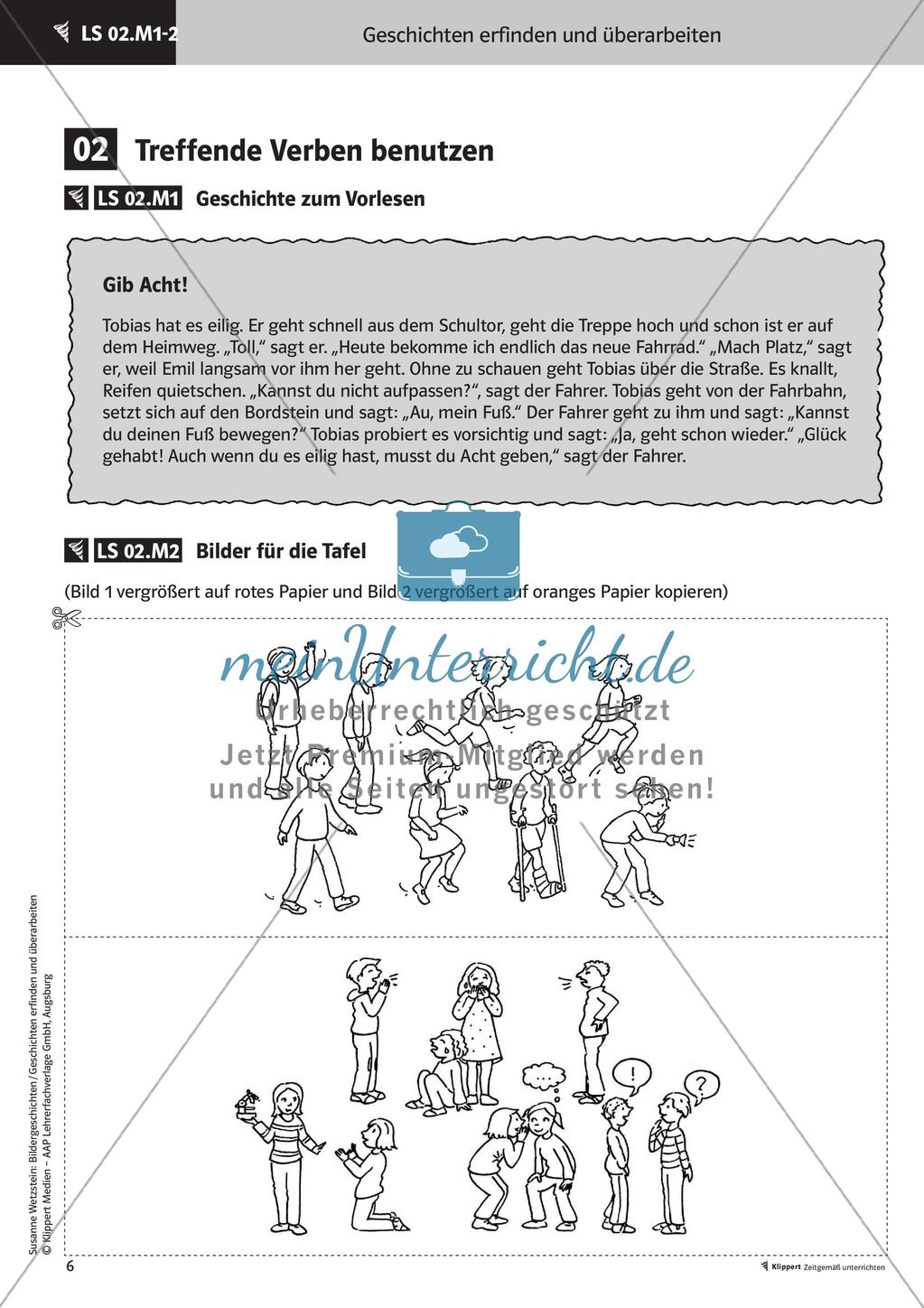 Treffende Wörter und Satzanfänge verwenden Lernspirale Stafettenpräsentation Preview 8