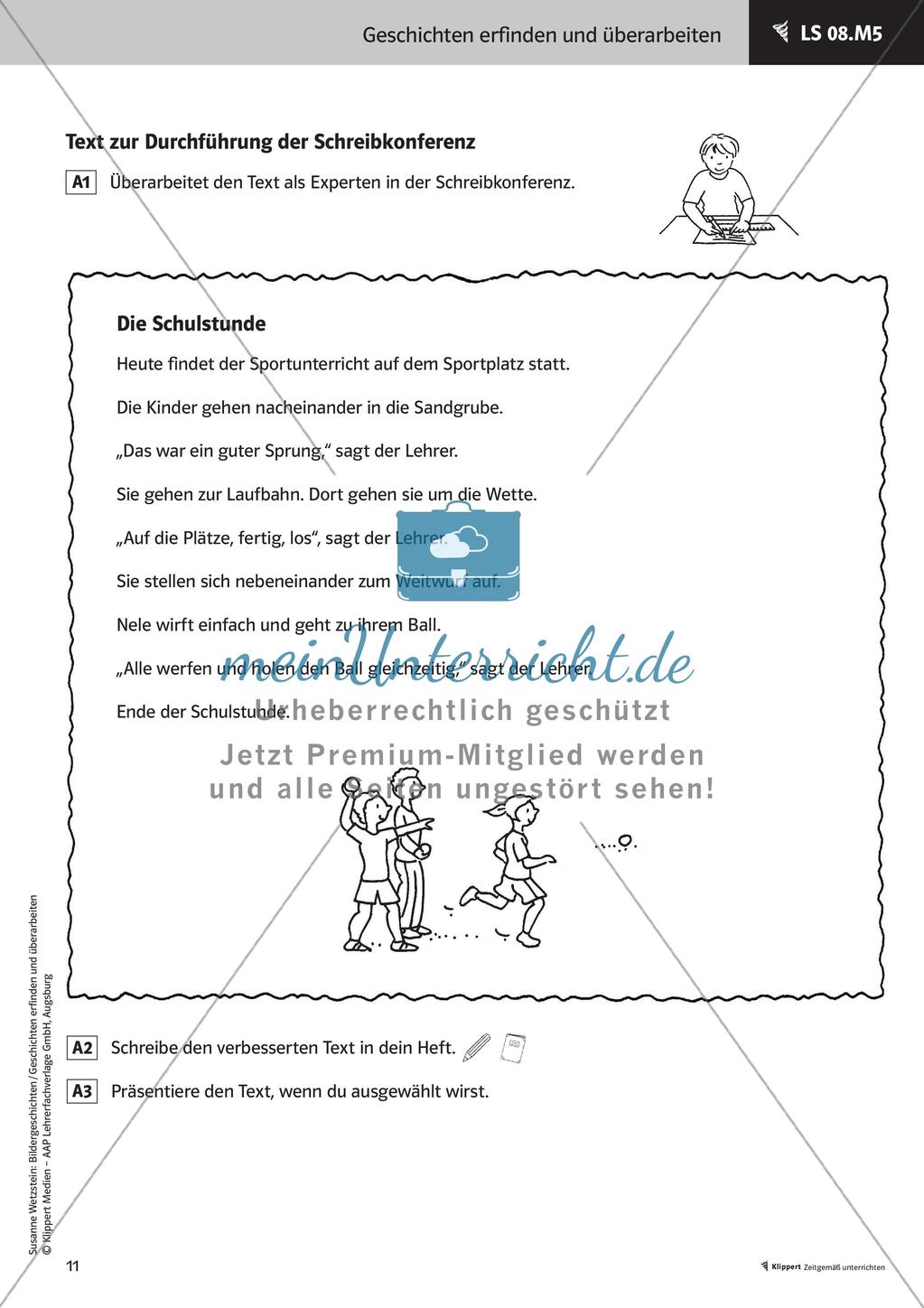 Verschiedene Schreibanlässe - Schreibkonferenz; Kreatives Schreiben Bildergeschichten Preview 13