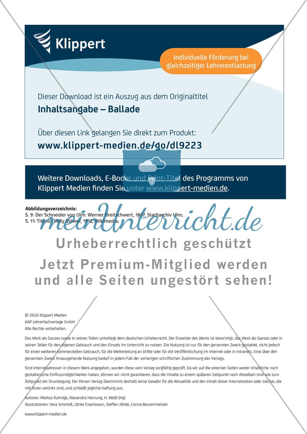 Vortragen und Schreiben einer Ballade Preview 16