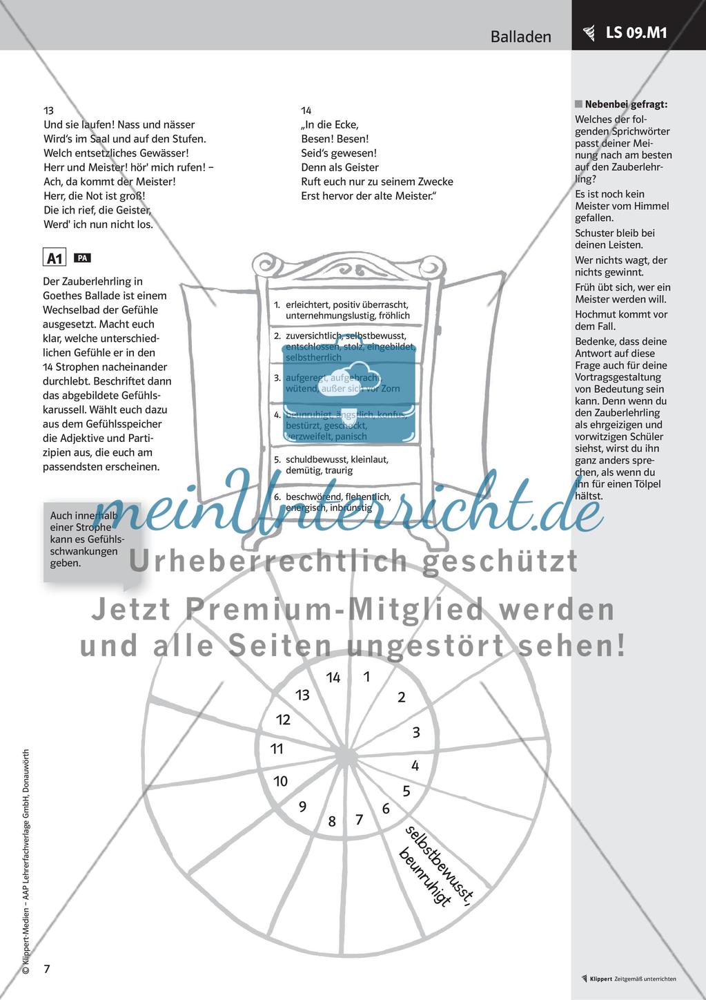 Vortragen und Schreiben einer Ballade Preview 9