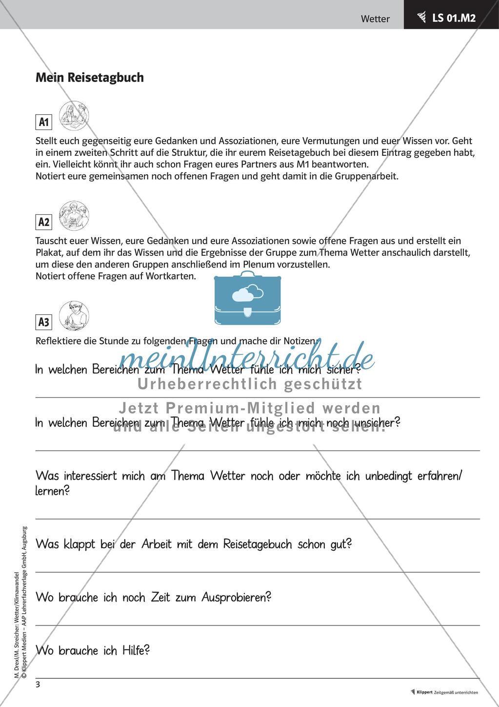 Reisetagebuch und Bausteine des Wetters Preview 5