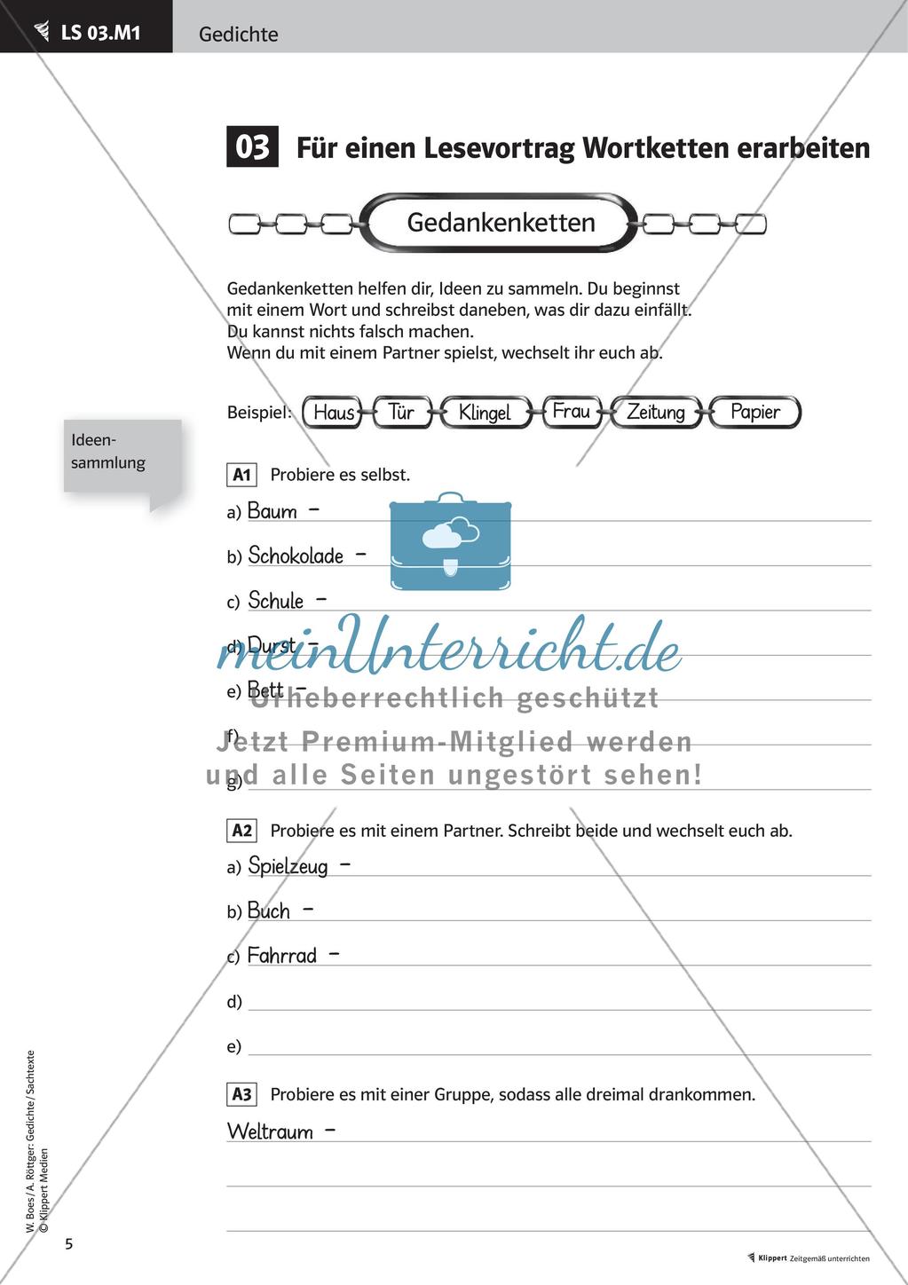 Gedichte lesen, erarbeiten und gestalten freies Reden kreativer Umgang zur Sprache Präsentation Preview 7