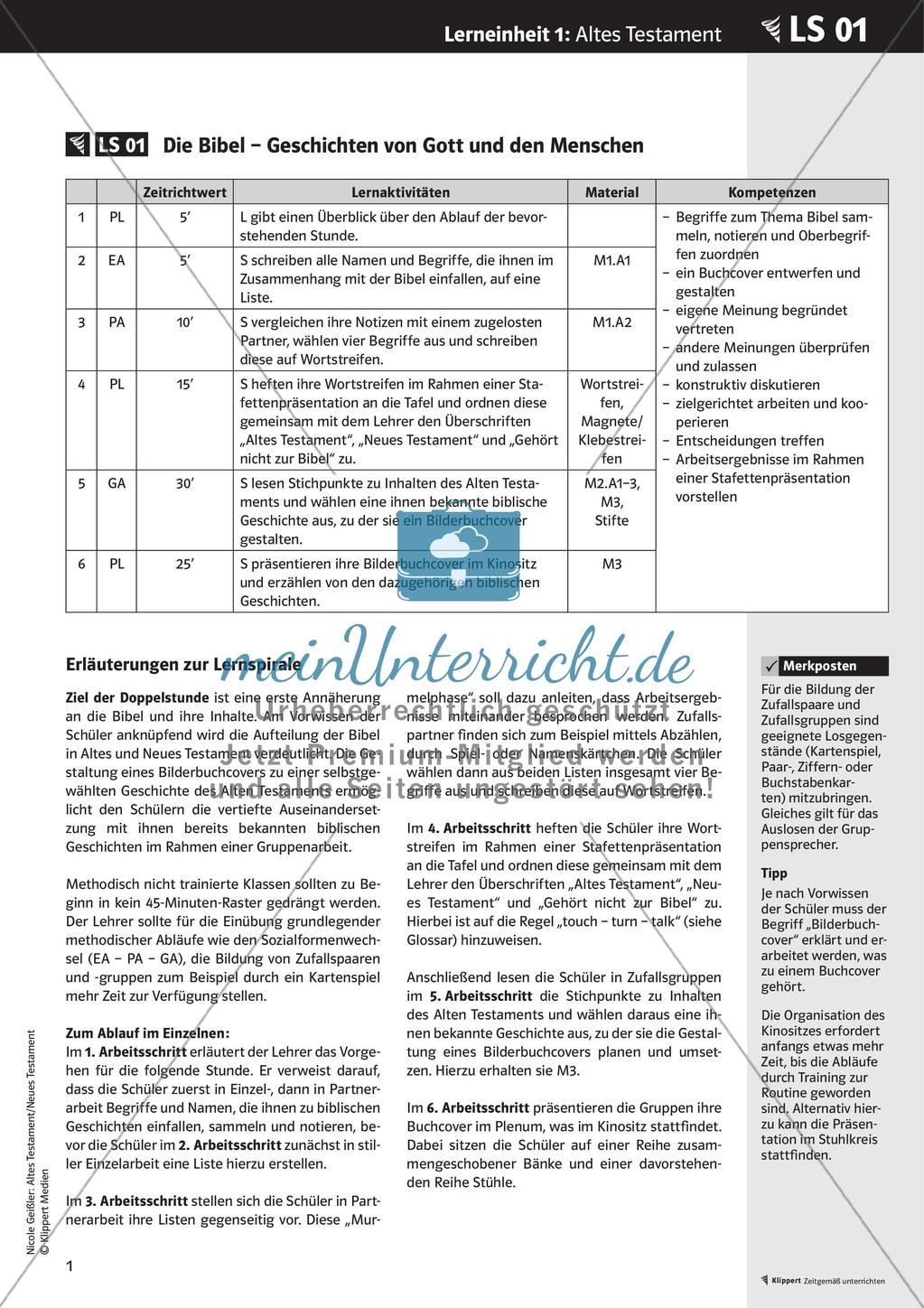Bibel und Altes Testament Preview 3