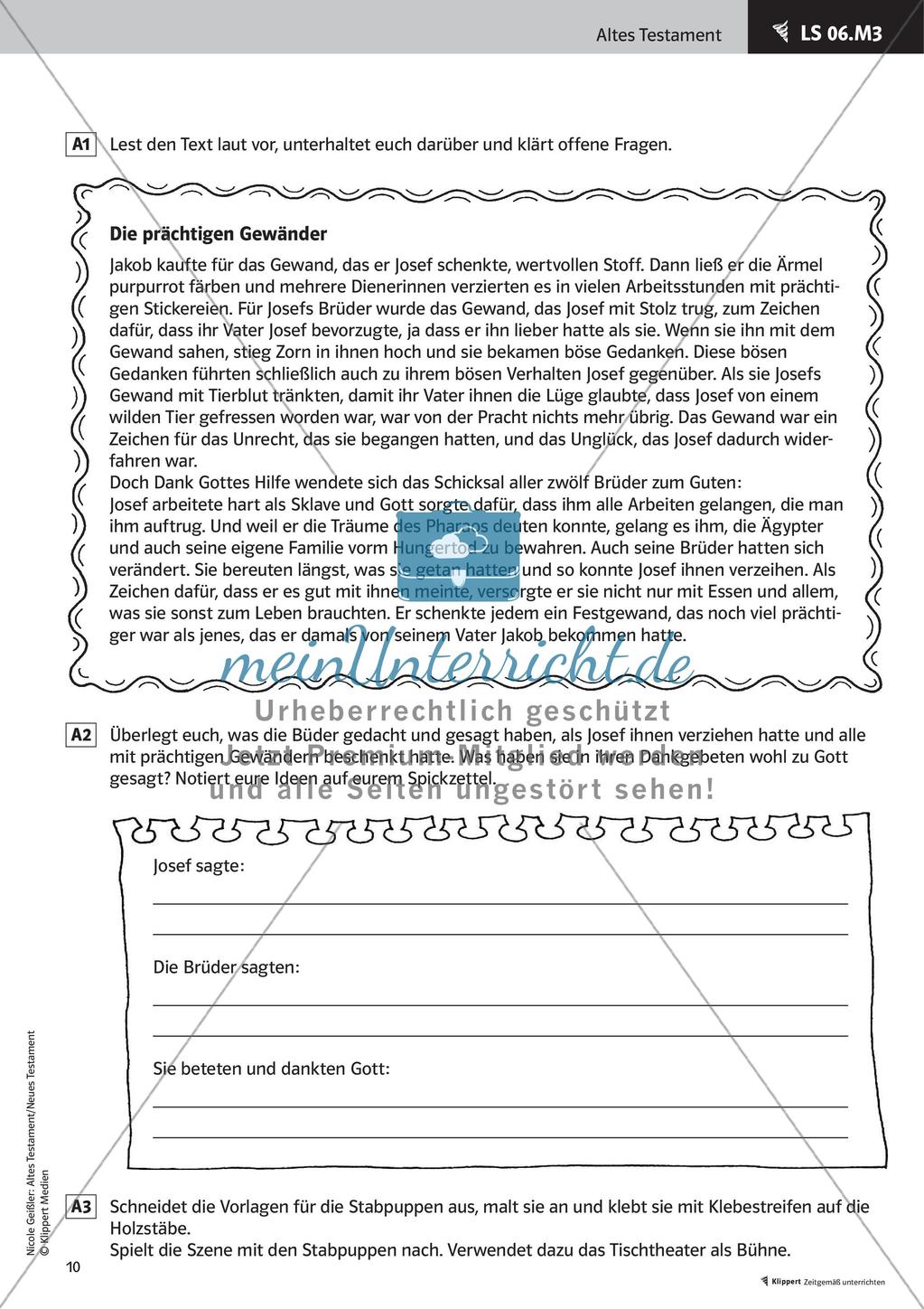 Altes Testament: Jakob, Josef und David Preview 12