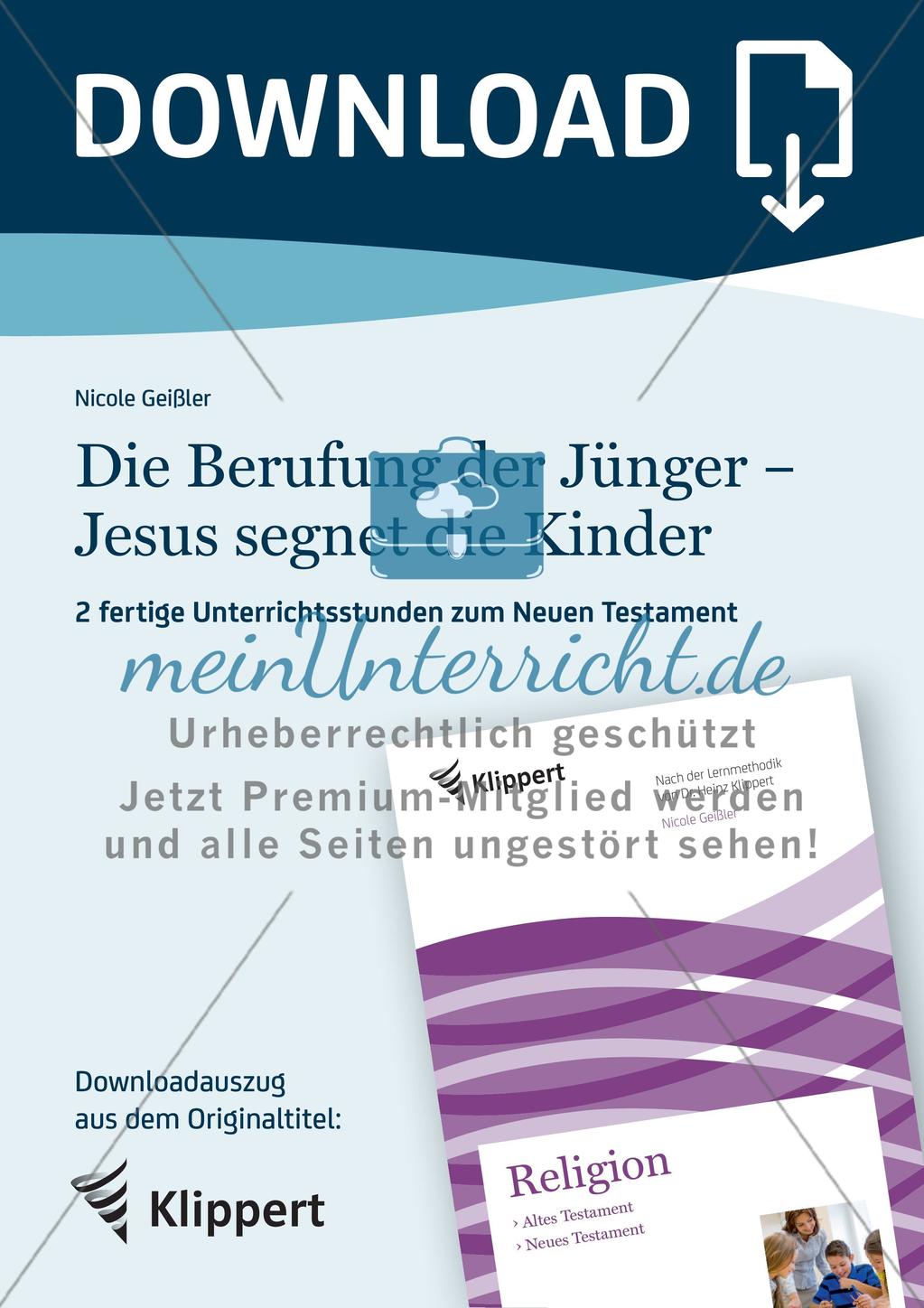 Neues Testament: Die Taten Jesu und seine Jünger Preview 1