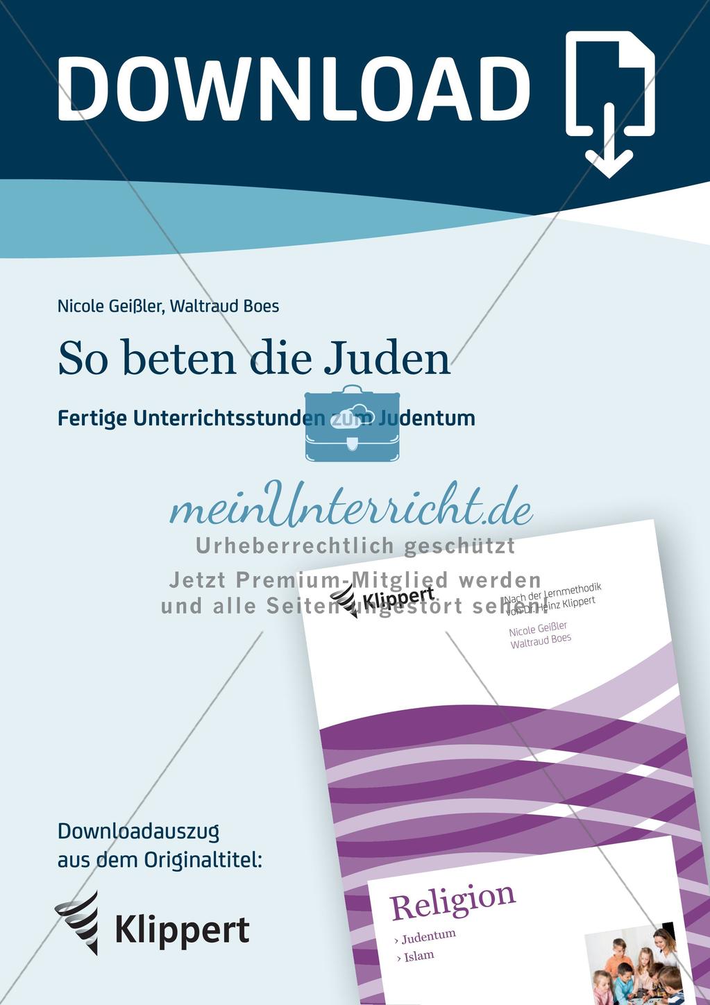 Gebete der Juden Preview 1