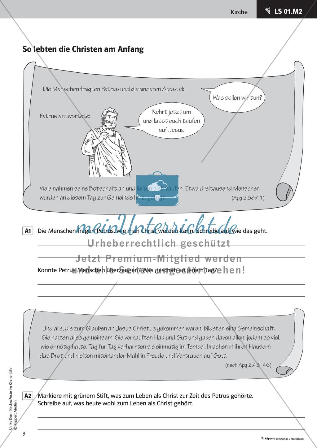 Zugehörigkeit zur Kirche: Christ sein Preview 5