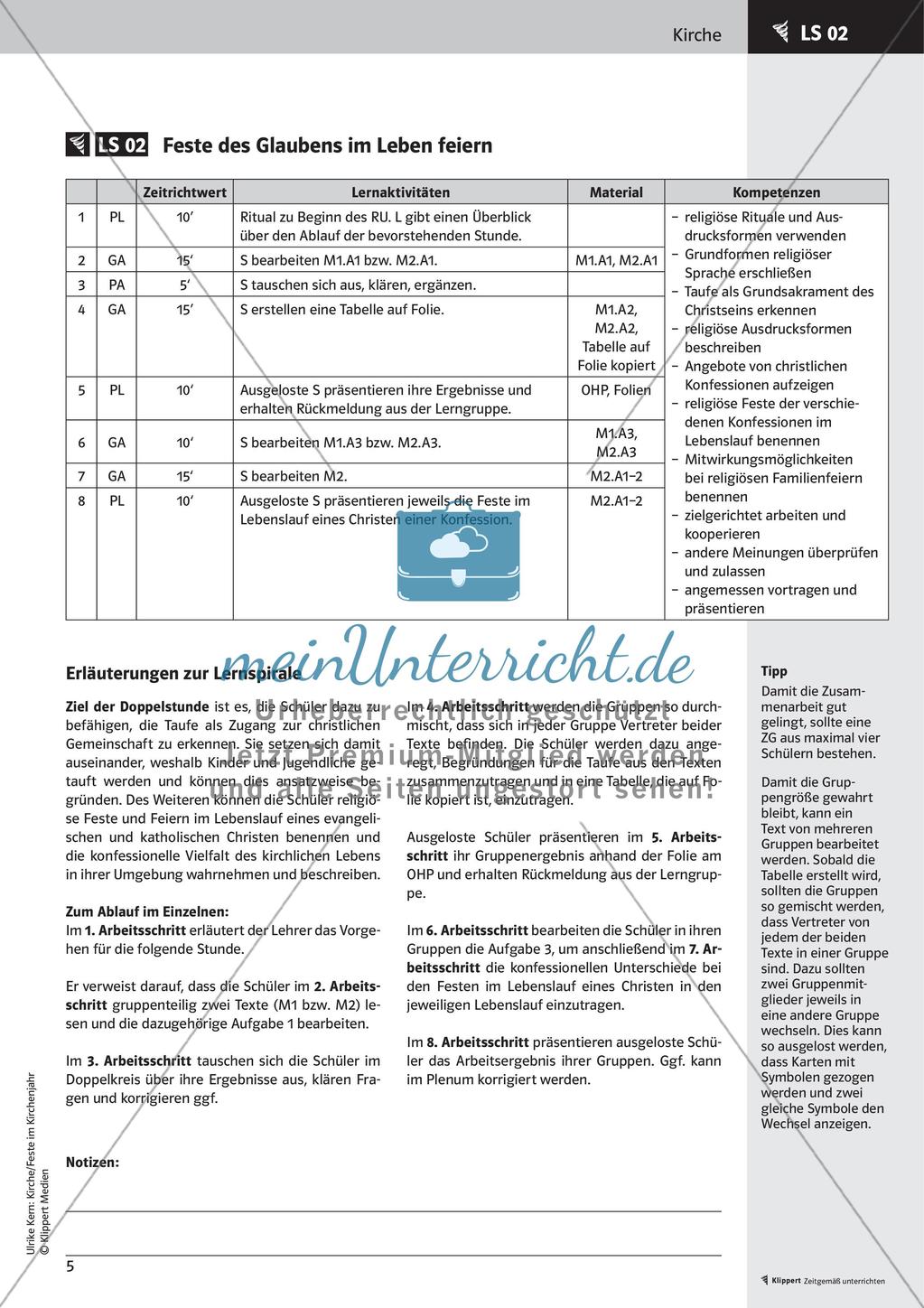 Zugehörigkeit zur Kirche: Christ sein Preview 7