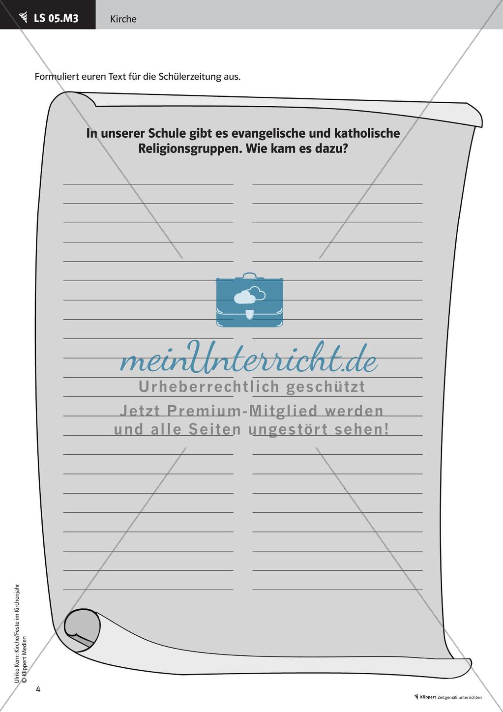 Katholische und evangelische Kirche im Vergleich Preview 6