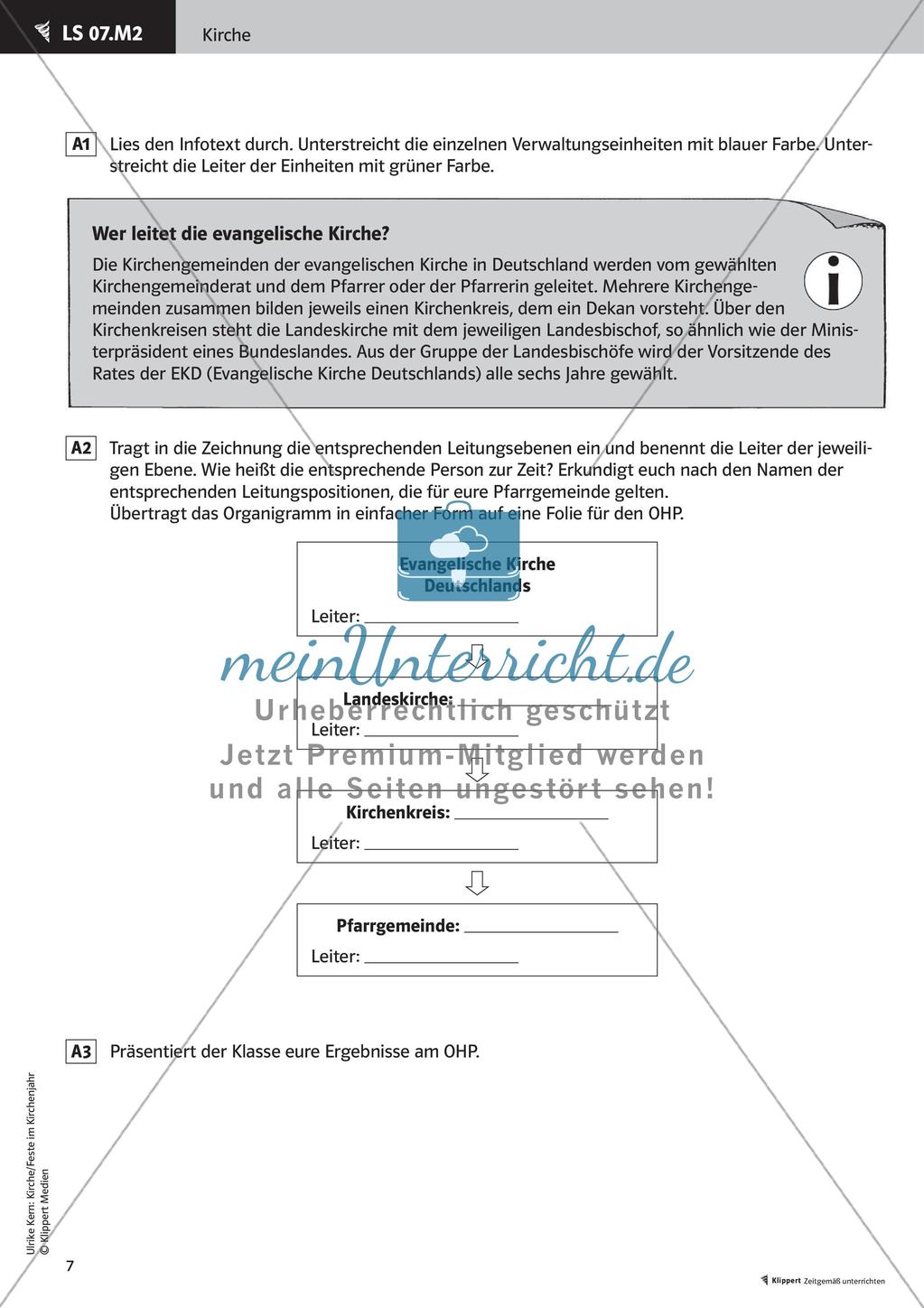 Katholische und evangelische Kirche im Vergleich Preview 9