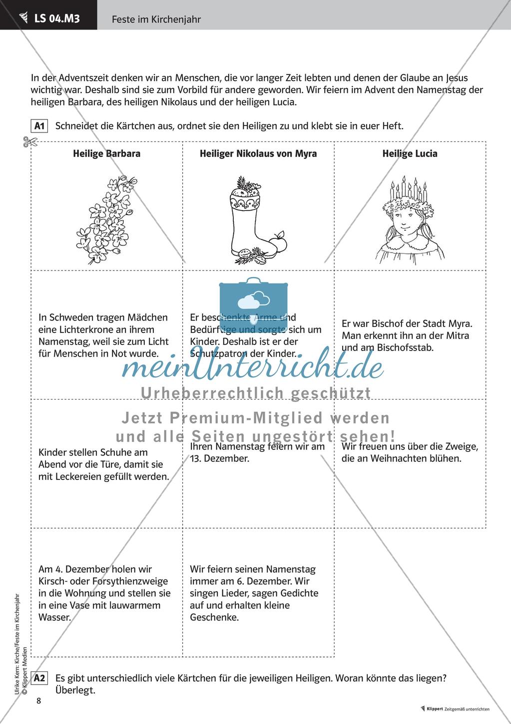 Feste im Kirchenjahr: Advent und Weihnachten Preview 10