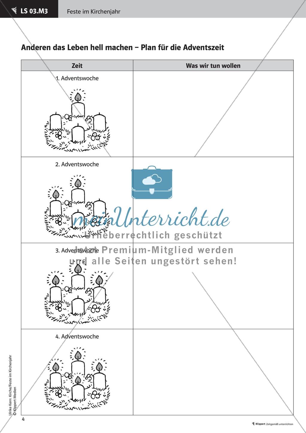 Feste im Kirchenjahr: Advent und Weihnachten Preview 6