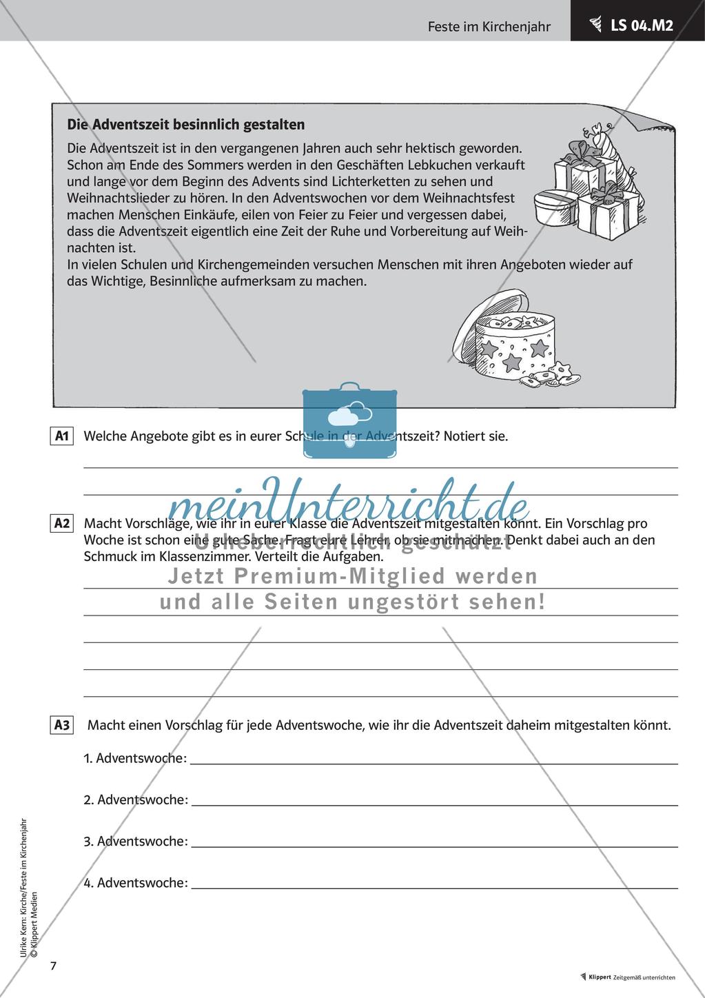 Feste im Kirchenjahr: Advent und Weihnachten Preview 9